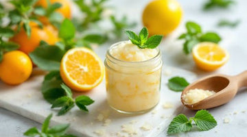 Citrus Mint Sugar Scrub - Little Flower Soap Co