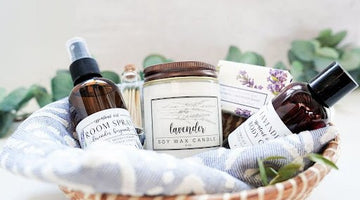 Natural Candle Gift Box Ideas - Little Flower Soap Co