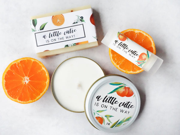 A Little Cutie is on the way - Favor Soap - Little Flower Soap Co