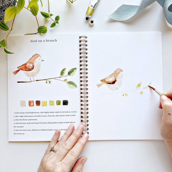 Animals Watercolor Workbook - Little Flower Soap Co