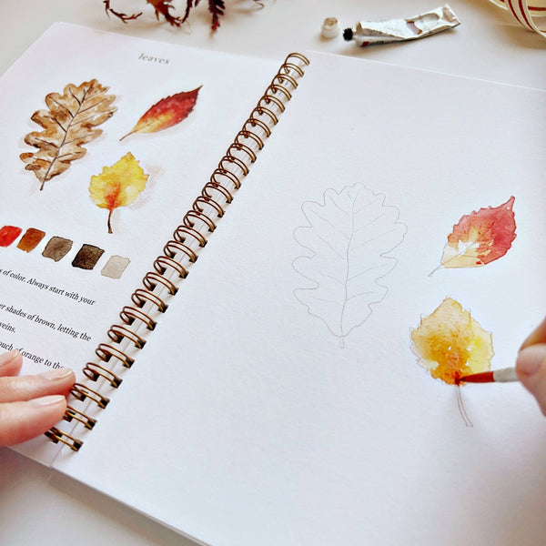 Autumn Watercolor Workbook - Little Flower Soap Co