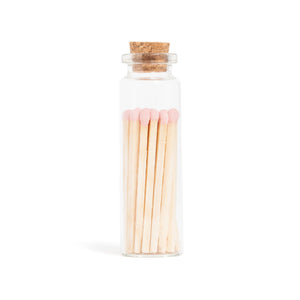 Baby Pink Matches in Small Corked Vial - Little Flower Soap Co