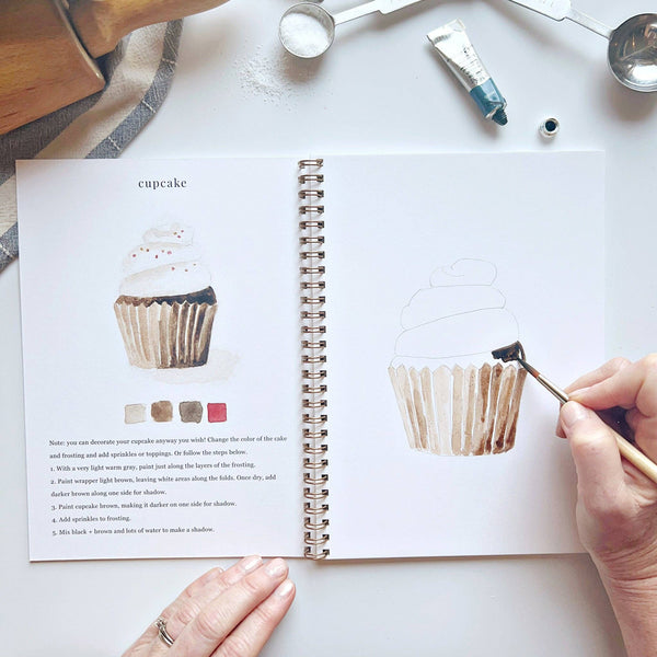 Baking Watercolor Workbook - Little Flower Soap Co