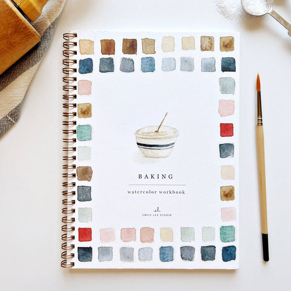 Baking Watercolor Workbook - Little Flower Soap Co