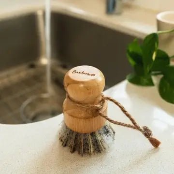 Bamboo Pot Scrubber - Eco Friendly - Little Flower Soap Co