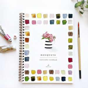 Emily Lex Bouquets Watercolor Workbook
