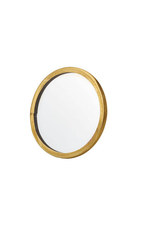 Brass Framed Mirror Small Round - Little Flower Soap Co