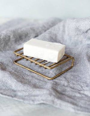 Brass Soap Stand - Little Flower Soap Co