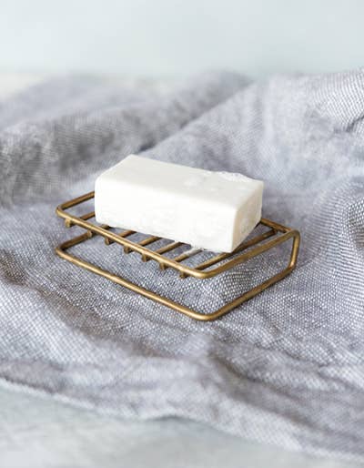 Brass Soap Stand - Little Flower Soap Co