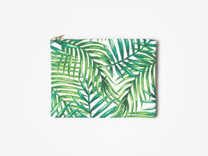 Canvas Cosmetic Zip Bag - Little Flower Soap Co