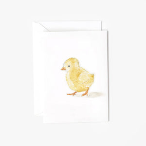 Chick mini notecard - Little Flower Soap Cobaby giftsBaby Showerbaby shower favorsGreeting Card
