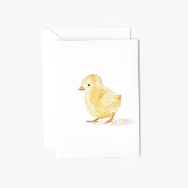Chick mini notecard - Little Flower Soap Cobaby giftsBaby Showerbaby shower favorsGreeting Card
