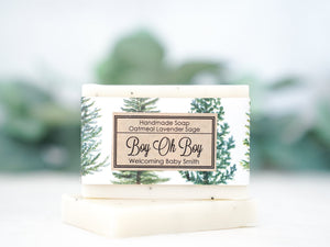 pine tree outdoor adventure fir scentedCustom Soap Favors for Shower - Little Flower Soap Co