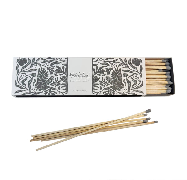 Decorative Box of Matches: Blue - Little Flower Soap Comatches