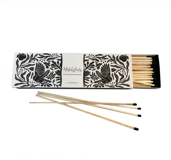 Decorative Box of Matches: Blue - Little Flower Soap Comatches