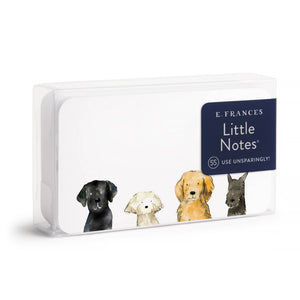 Dog Days Little Notes NEW 55 Count - Little Flower Soap Coanimalblank cardcardGreeting Card