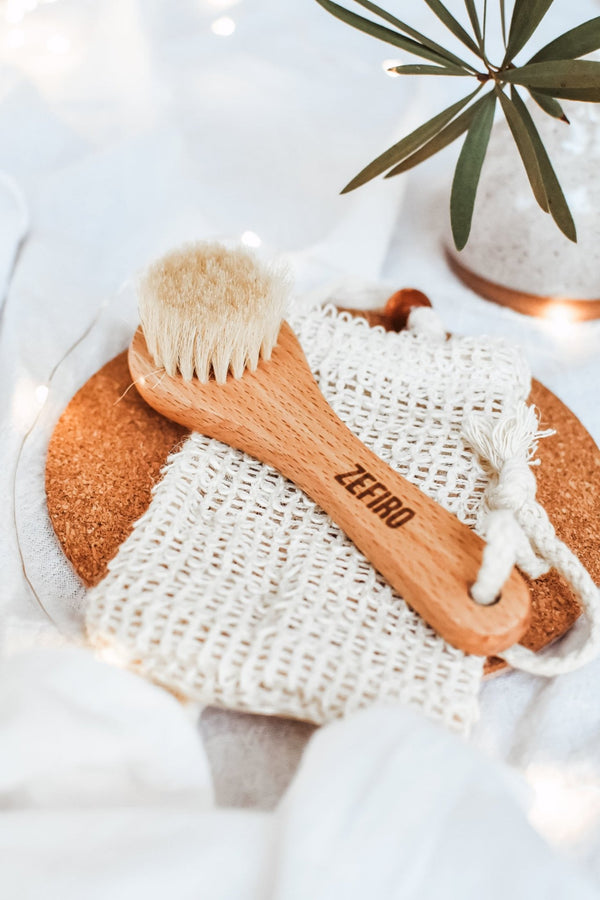Dry Face Brush - Little Flower Soap Co