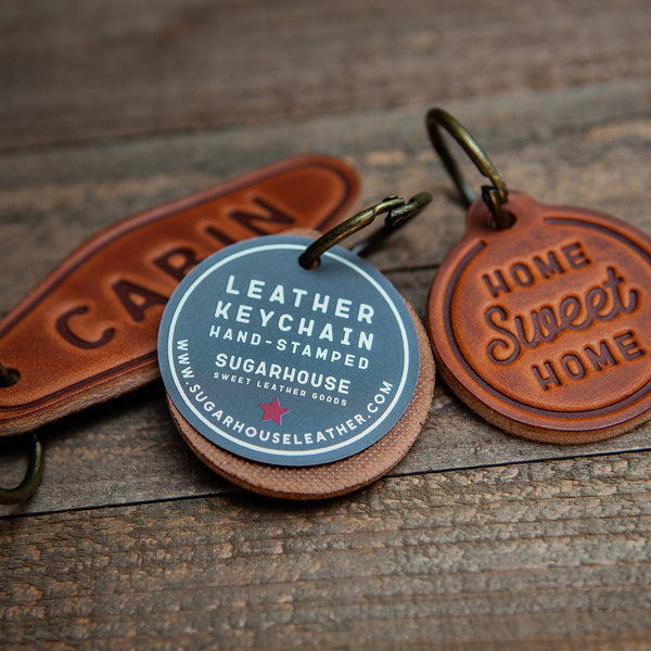 Getaway Car - Leather Keychain - Little Flower Soap Co