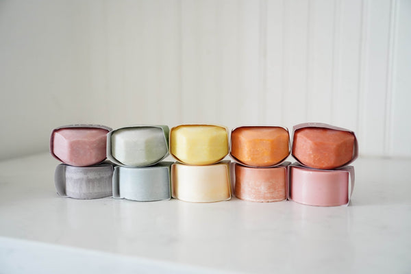 Grapefruit Patchouli Shampoo & Conditioner Bar Set - Little Flower Soap CoBath and Showerconditioner barEco Friendlyshampoo