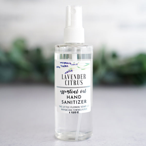 Hand Sanitizer White Thyme & Rosemary - Little Flower Soap Co