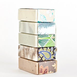 Handmade Soap - Set of 5 Bars - For Men - Little Flower Soap Co