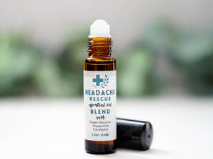 Headache Rescue - Essential Oil Blend Roll - On Aromatherapy - Little Flower Soap Coaromatherapy roll oneucalyptusget wellEssential Oils