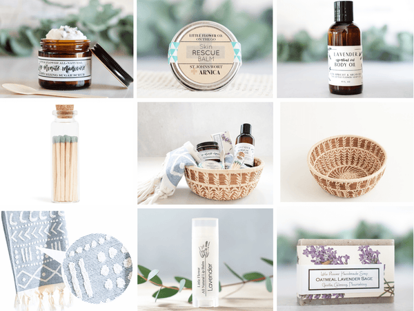 Lavender Calm Gift Basket - Little Flower Soap Co