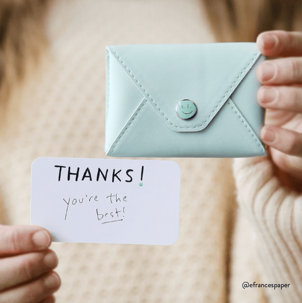 Little Notes Holder | Seaglass Pouch - Little Flower Soap Coe. francis paperGreeting Card
