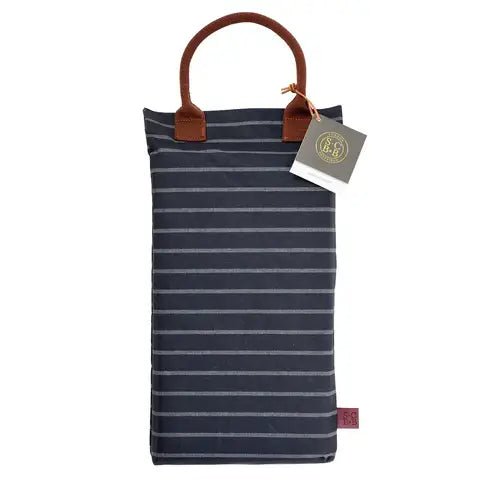 Memory Foam Navy Garden Kneeler - Little Flower Soap Co