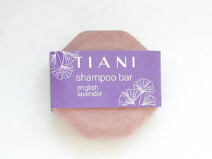 Natural Shampoo Bar: English Lavender Natural Handmade sold by the Little Flower Soap Co handmade Tiani Body Care ph balanced