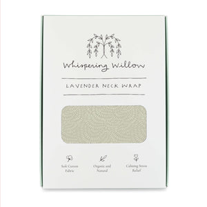 Neck Wrap, Lavender - Fern - Aromatherapy - Heated or Cooled - Little Flower Soap Cocooling neck wraphome spa day kithome spa giftSpa Accessories