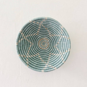 Nkizi Woven Small Bowl | Natural Decor & Accent Basket - Little Flower Soap Coaquabasketfarmhouse decorBathroom Decor