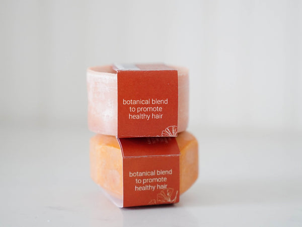 Orange Clove Shampoo & Conditioner Bar Set - Little Flower Soap CoBath and Showerconditioner barEco Friendlyshampoo