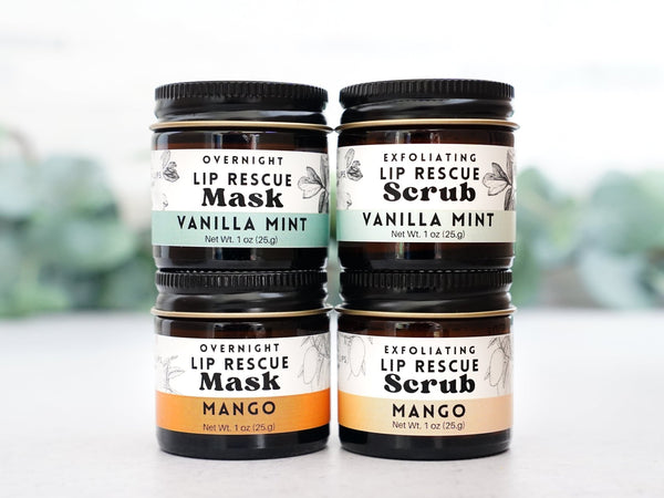 Overnight Lip Rescue Mask - Mango - Little Flower Soap Co