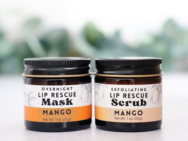 Overnight Lip Rescue Mask - Mango - Little Flower Soap Co