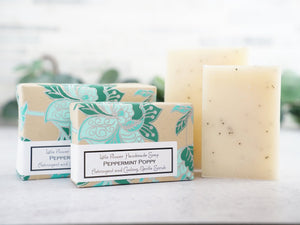 Peppermint Poppy - Handmade Bar Soap - Little Flower Soap Co