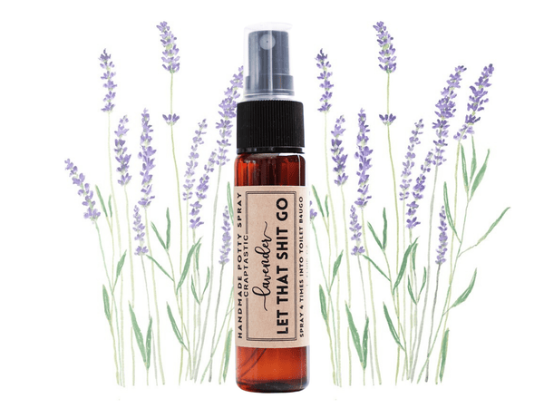 Potty Spray - Let that Shit go Lavender - Little Flower Soap Co