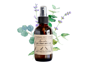 Potty Spray - Let that Shit go Lavender - Little Flower Soap Co