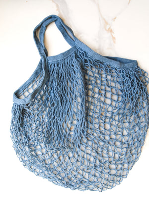 Reusable Market Produce Bag - Indigo XS - Little Flower Soap Co