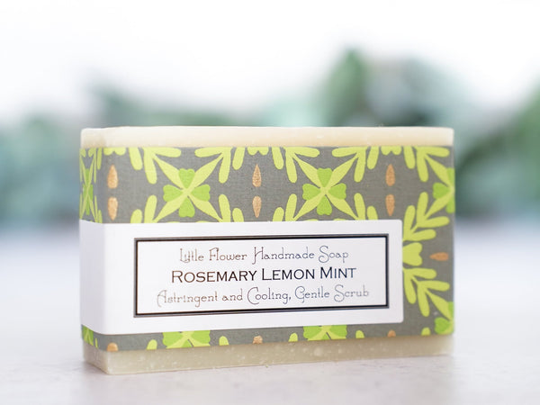 Rosemary Lemon Verbena - Candle and Soap Gift Set - Little Flower Soap Co