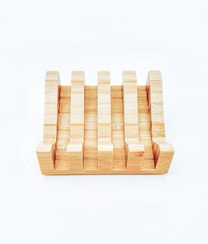 Slanted Wooden Soap Dish - Little Flower Soap Co