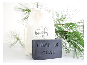 Stocking Stuffer Lump of Coal Soap - Little Flower Soap Co
