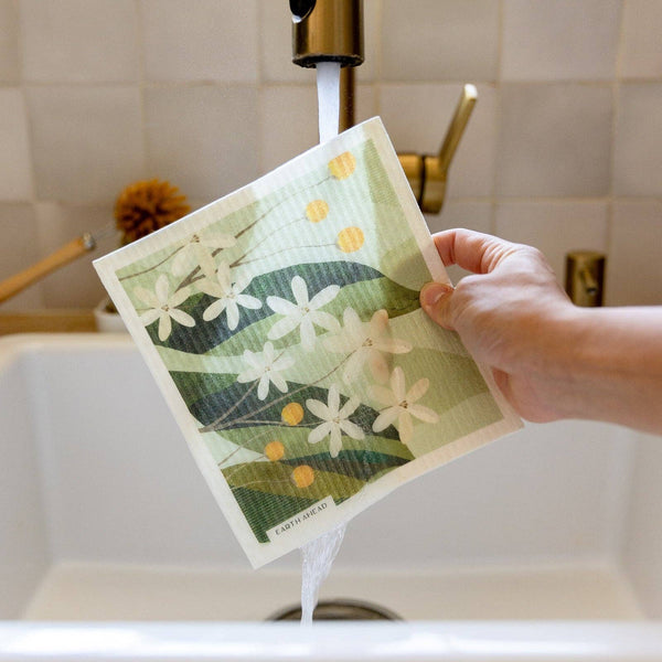 Swedish Dishcloth - Daisy Meadow - Little Flower Soap Co