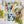 Load image into Gallery viewer, Swedish Dishcloth - Happy Lilies - Little Flower Soap Co
