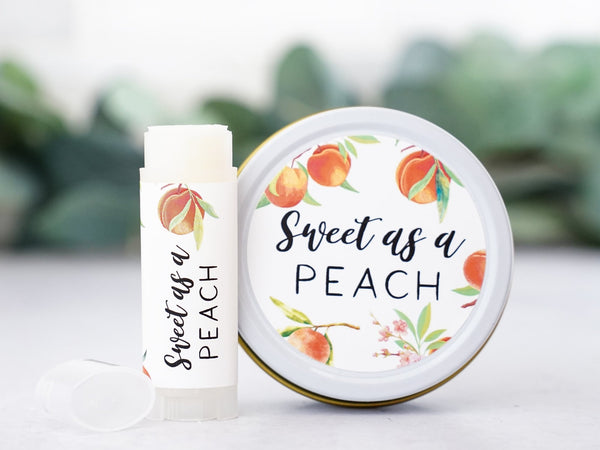 Sweet as a Peach - Baby Shower Favors - Little Flower Soap Co
