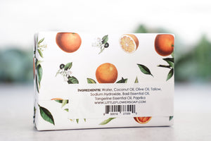 Tangerine Basil - Handmade Bar Soap - Little Flower Soap Co