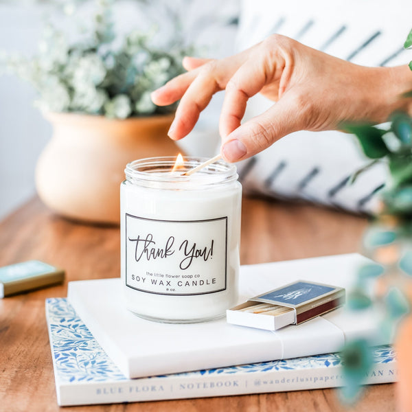 Thank You Candle - Little Flower Soap Co