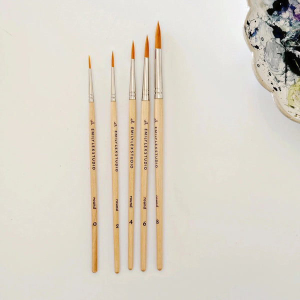Watercolor paintbrush set - Little Flower Soap Coartbrushemily lexart supplies