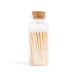 White Matches in Medium Corked Vial - Little Flower Soap Codecormatchmatchesmatches
