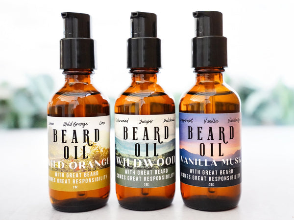 Wild Orange Beard Oil - 2oz - Little Flower Soap Co